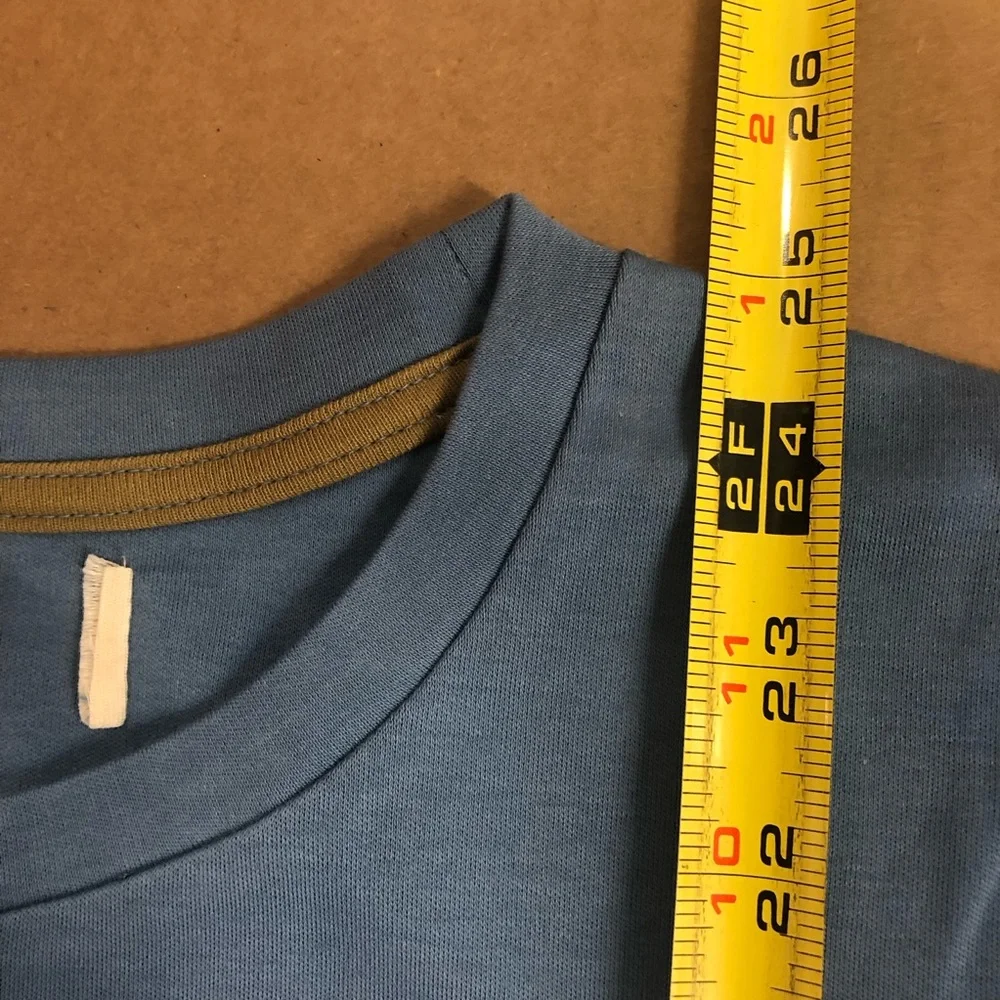 New Lot of 5 t-shirts. Organic Cotton Blue Kids Short Sleeve Tee. Youth Small. - Picture 7 of 8